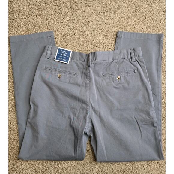 Club Room Chino Pant 4-Way Stretch Comfort Waist 33 Waist 32 Length NWT Gray men - Picture 1 of 6
